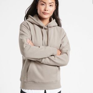 Athletes retro plush hoodie